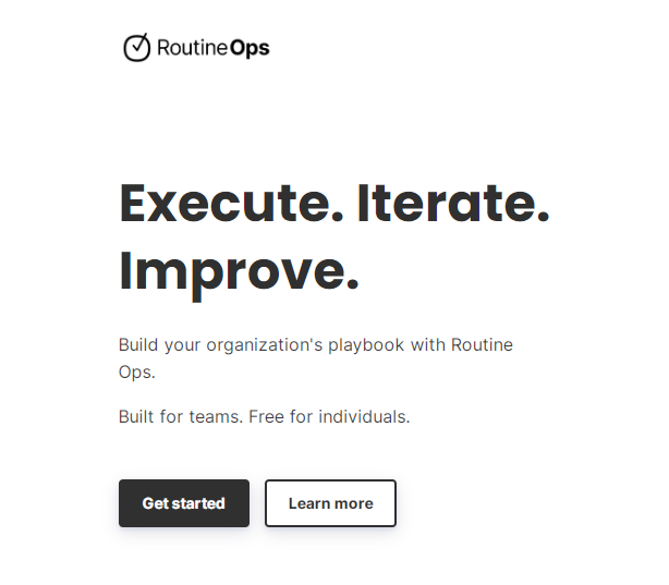 routine ops - schedule recurring tasks by role