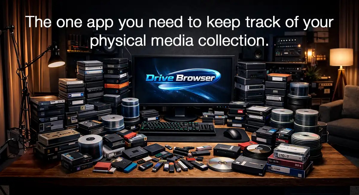 Drive Browser - Main product screenshot demonstrating key features and user interface