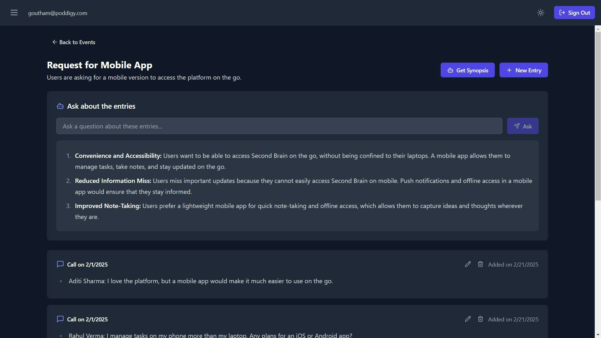 Second Brain gallery image