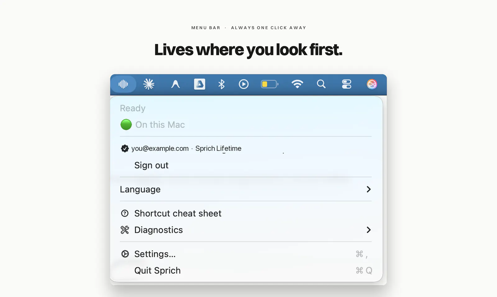 Sprich screenshot 7