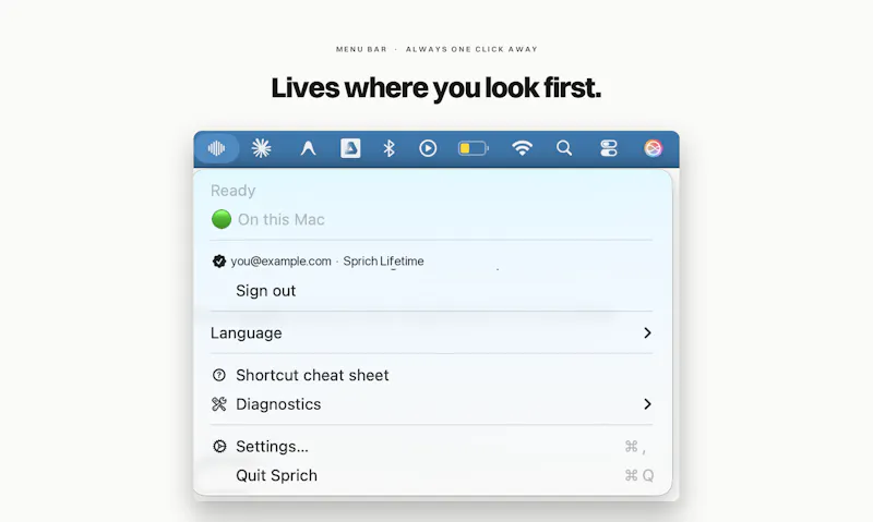 Sprich screenshot 7