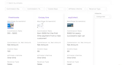 SaaS Affiliate Programs gallery image