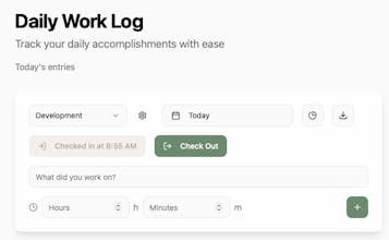 Worklog Buddy gallery image