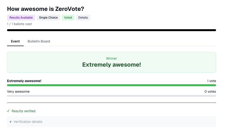 ZeroVote gallery image