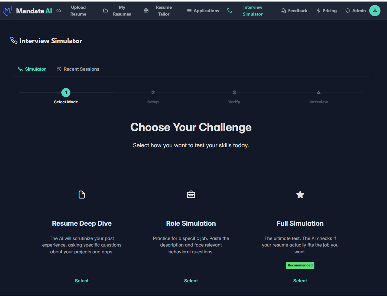 Mandate AI - Screenshot 4 showing product features and functionality