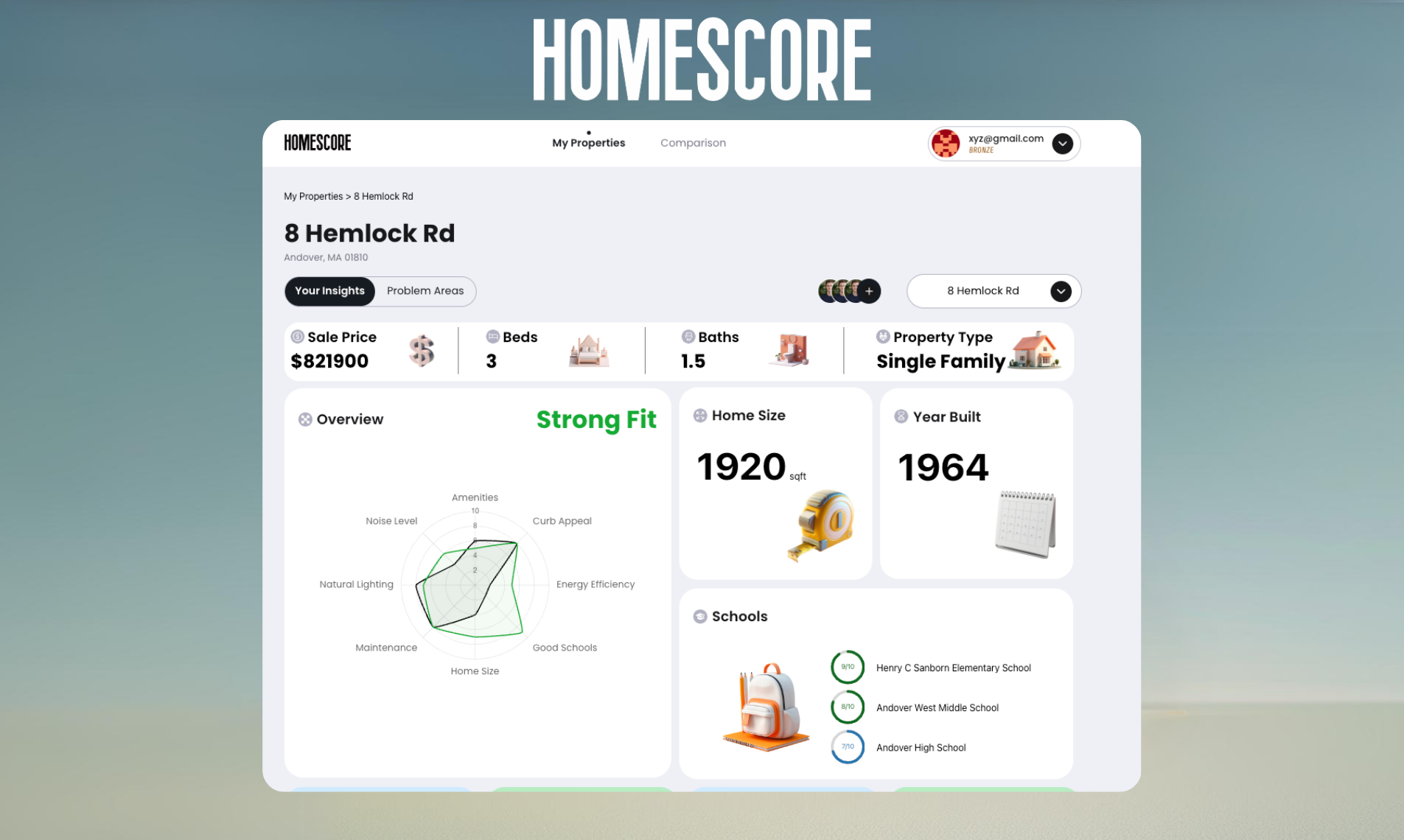 homescore - CarFax for your future home