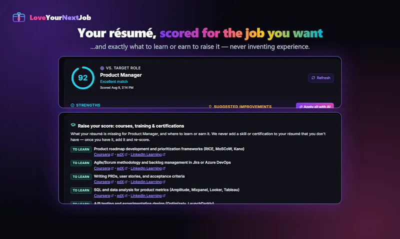 LoveYourNextJob screenshot 3