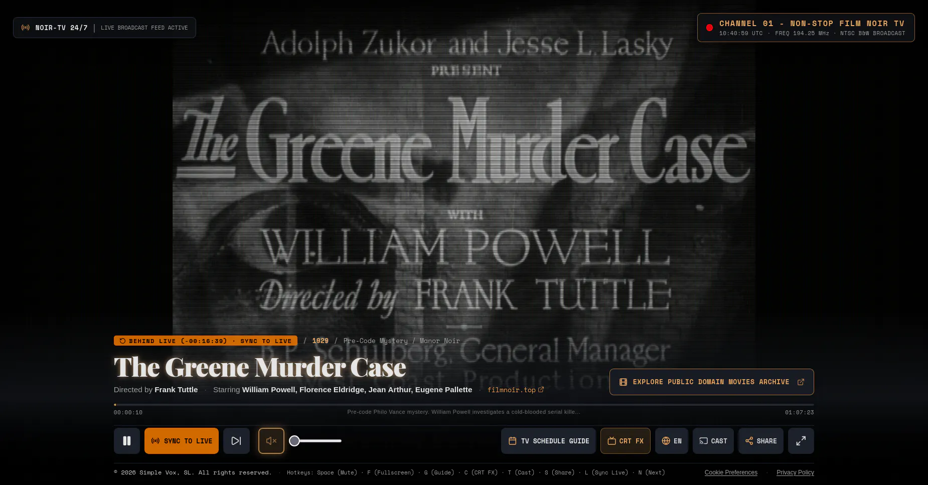 Film Noir TV gallery image