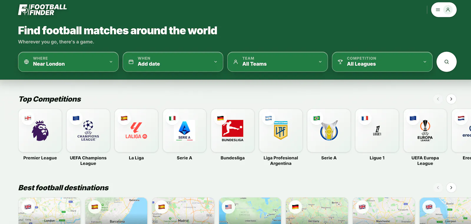 Football Finder screenshot 4