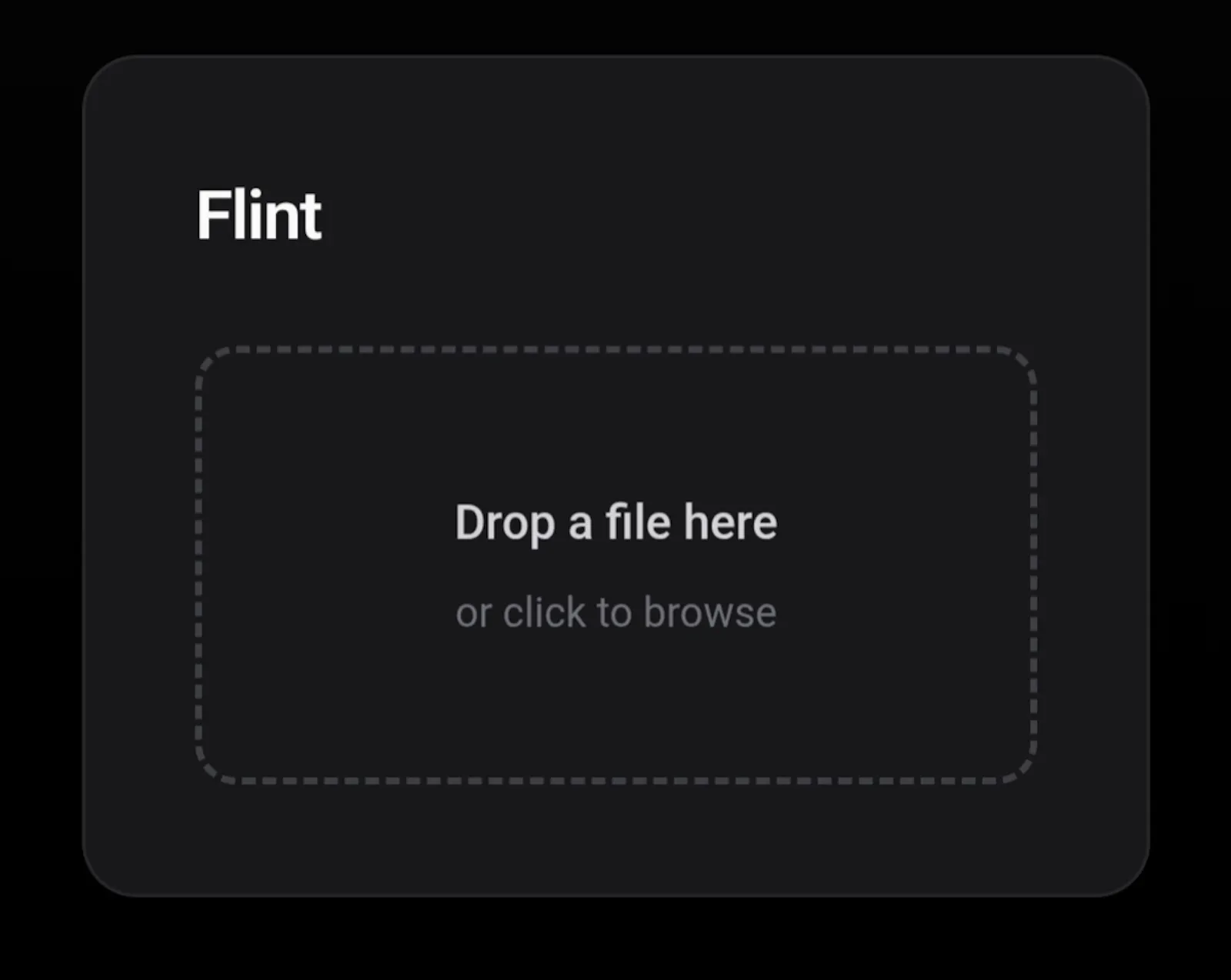 Flint screenshot 1
