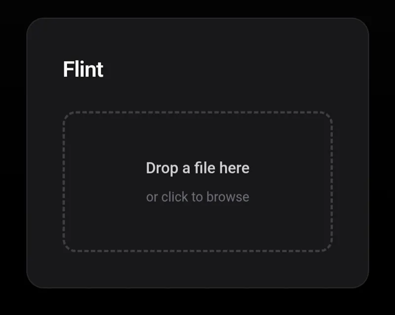 Flint screenshot 1