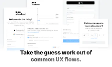 Standerd Figma UI Kit gallery image