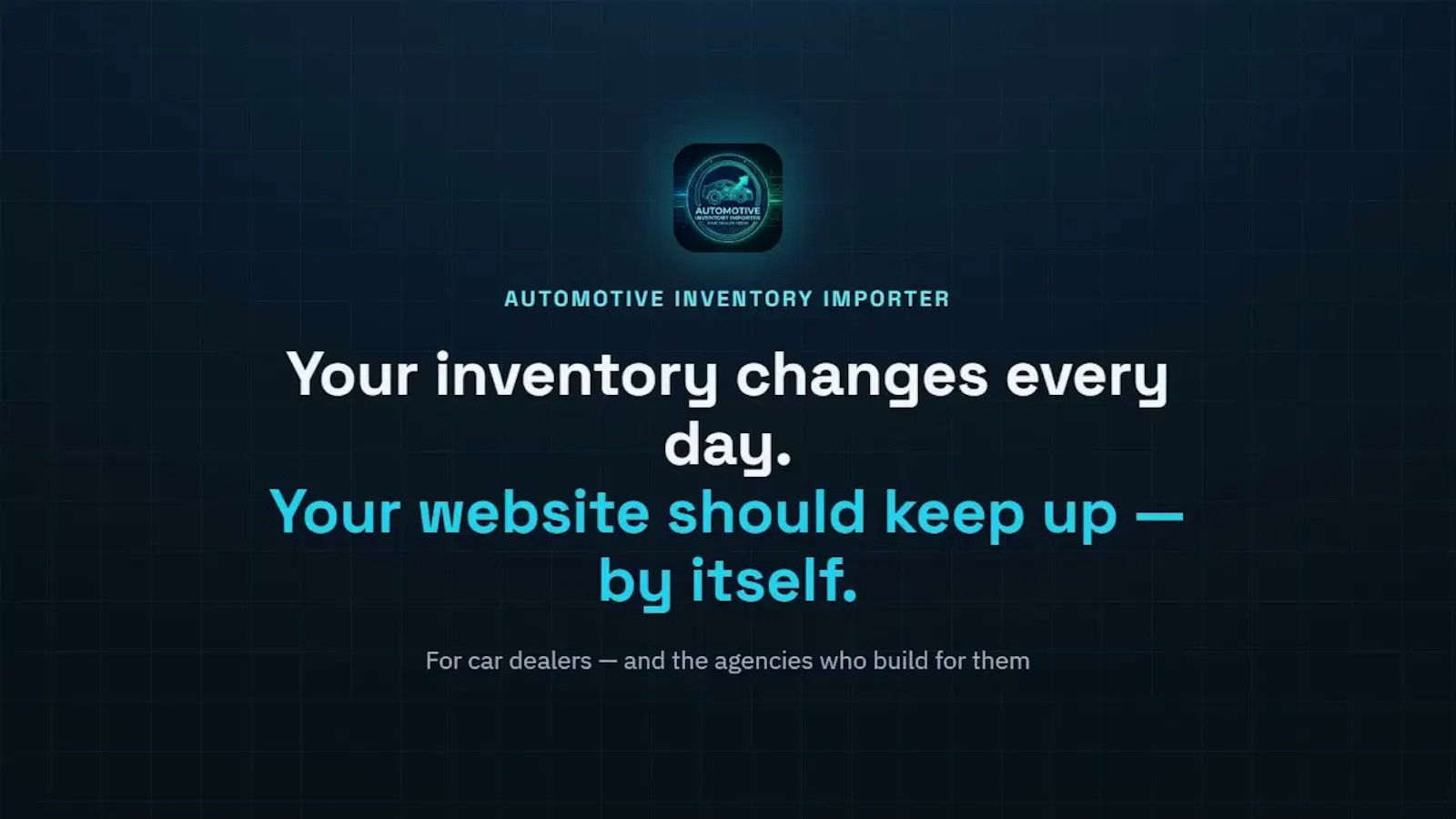 Automotive Inventory Importer screenshot 1 (video preview)