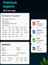NotaTime — Simple Time Tracking gallery image