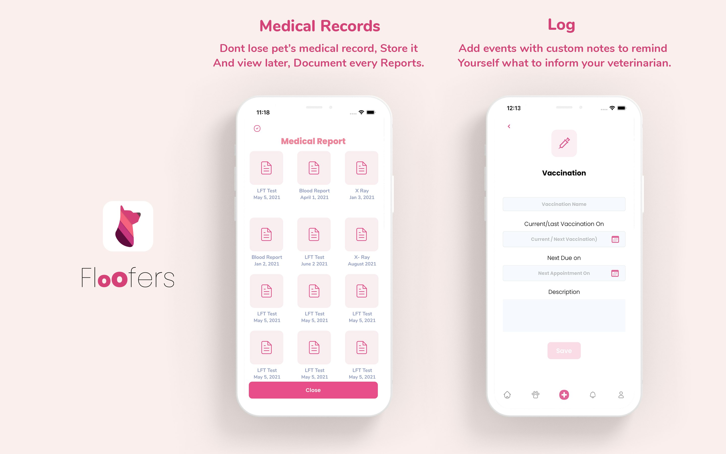 Floofers - Pet Diary. Journal. Reminder gallery image