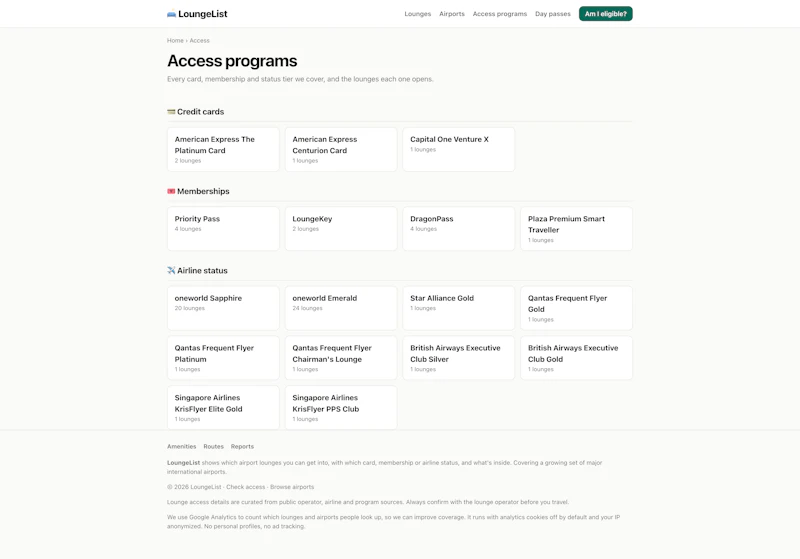 LoungeList screenshot 3