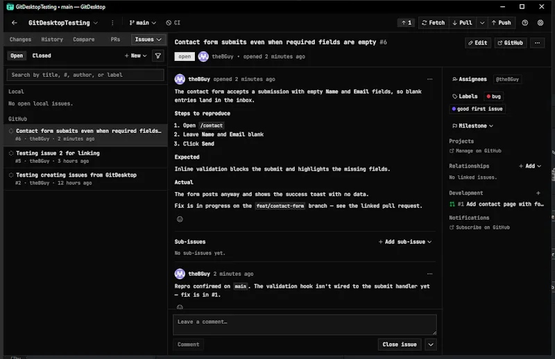 GitDesktop screenshot 3