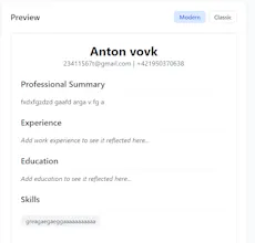 Cv maker gallery image