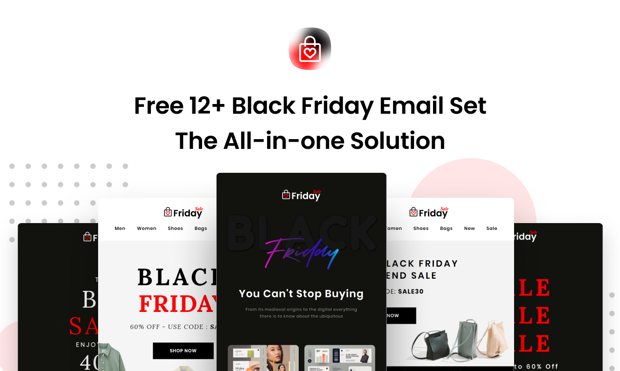 無料のブラックフライデーメールテンプレートメディア1