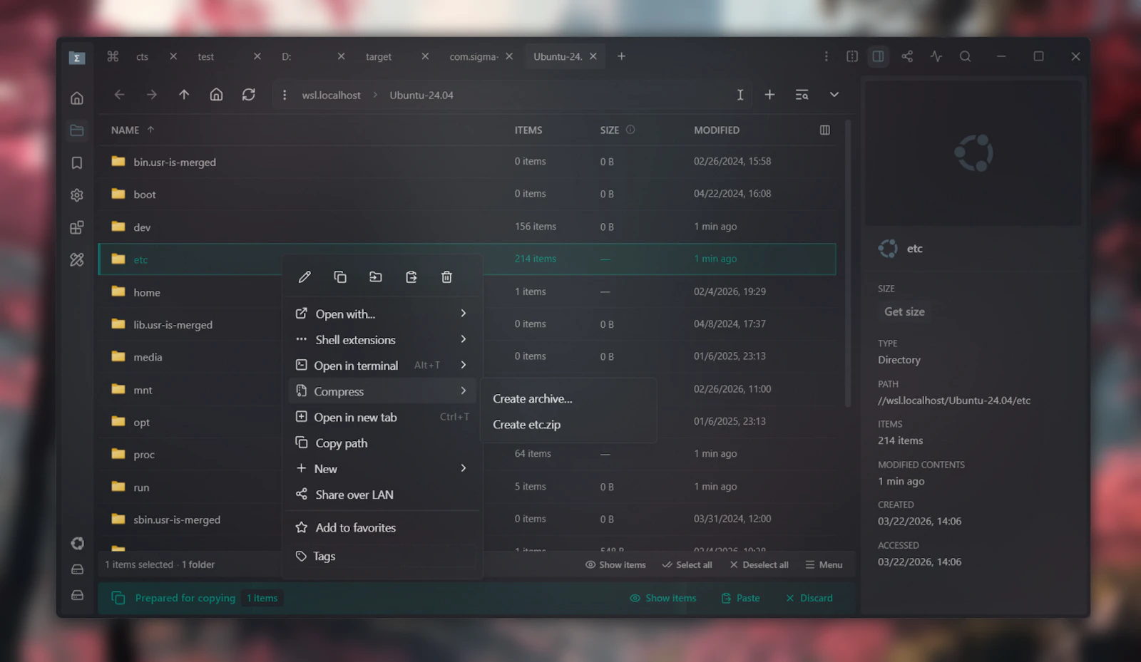 Sigma File Manager screenshot 5