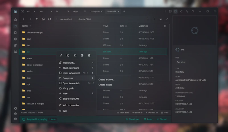 Sigma File Manager screenshot 5