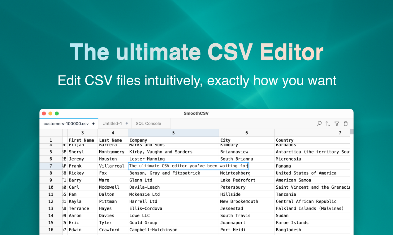 Smoothcsv - L'editor CSV definitivo che stavi aspettando media 1