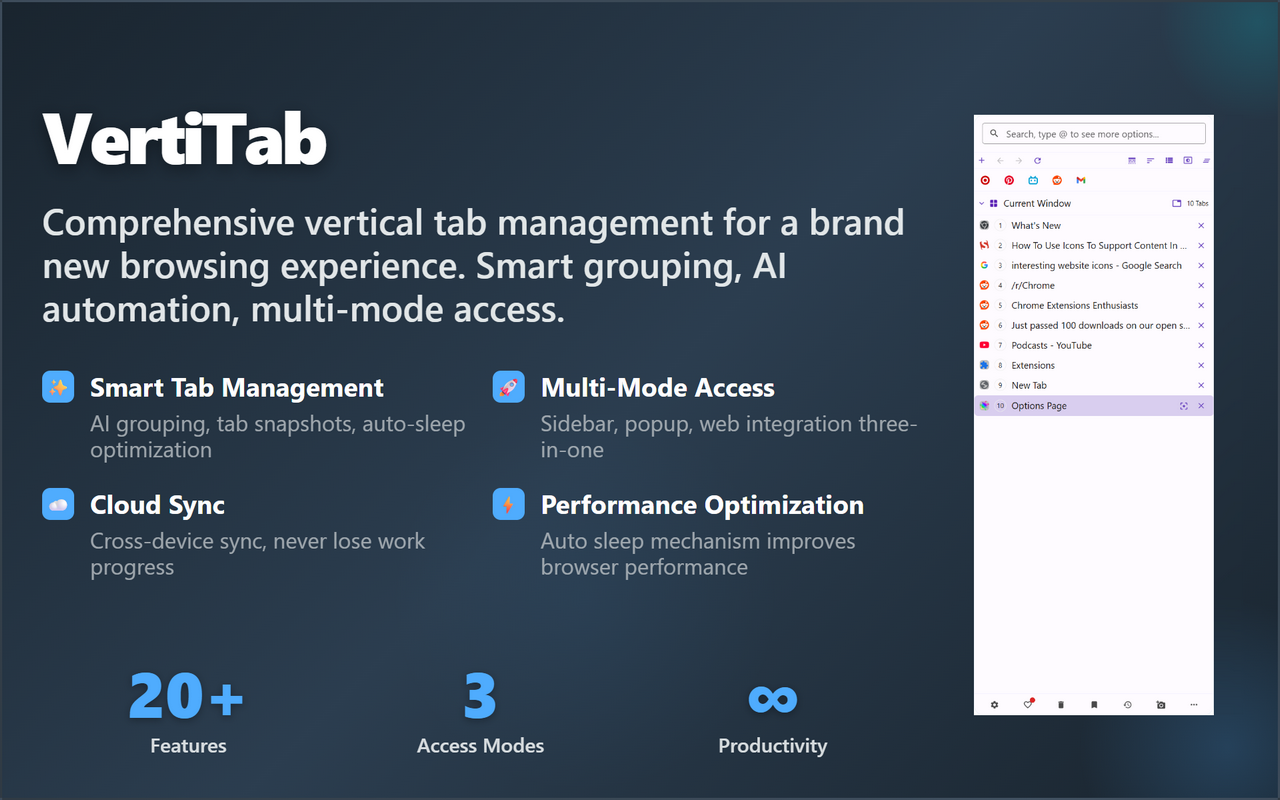 VertiTab 3.4 gallery image