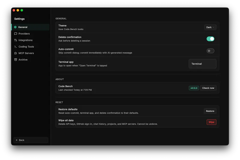 Yod Codebench Code Bench - Code with AI on your terms. Local-first, BYO model ...