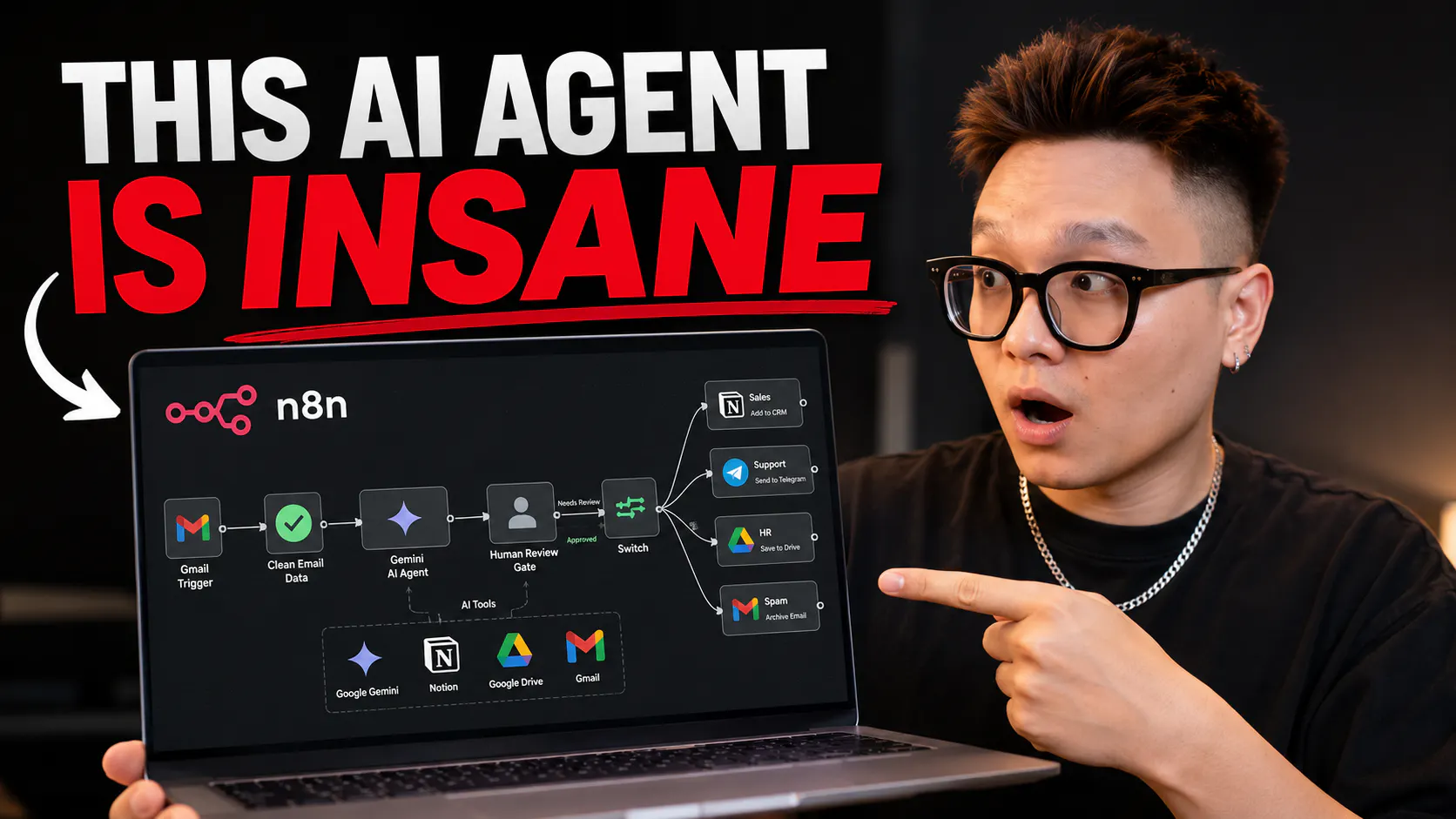 Build An n8n AI Agent For Your Company logo
