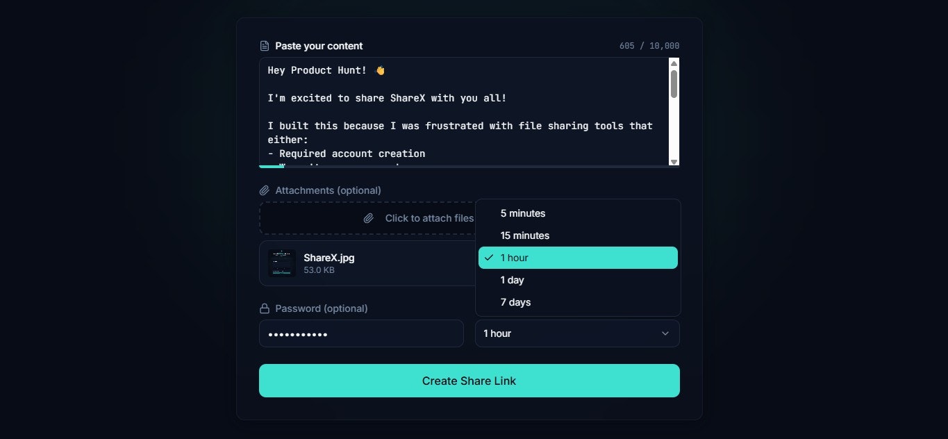 ShareX - Screenshot 2 showing product features and functionality