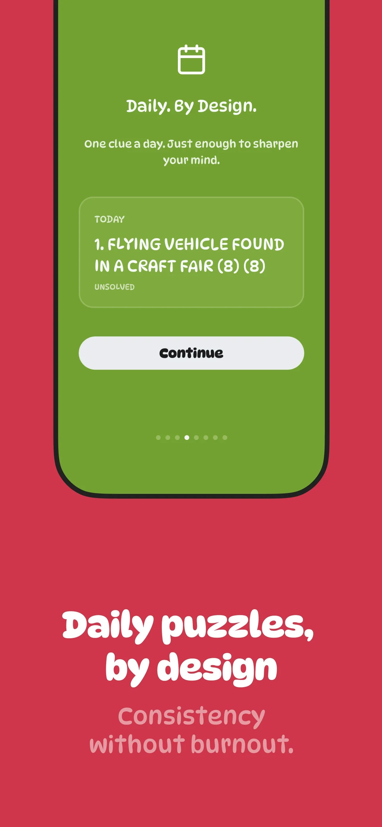 minute cryptic • wordplay - Screenshot 3 showing product features and functionality