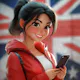 AI bot Polly for study English language