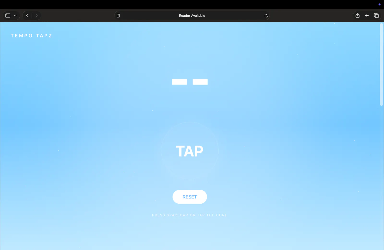 BPM Tapper screenshot 1