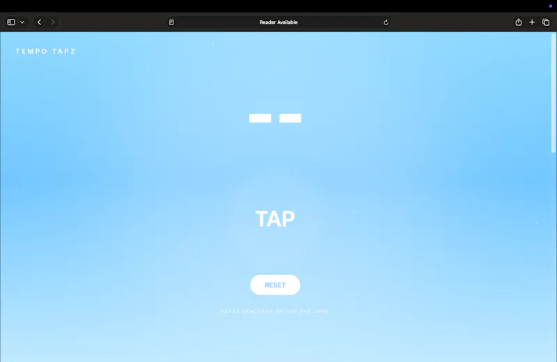 BPM Tapper screenshot 1