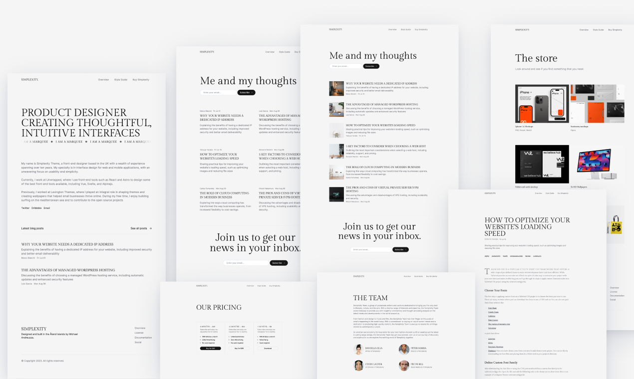 Simplexity Blog - Een elegant blogthema gebouwd met Astro, Tailwind CSS & MDX media 1