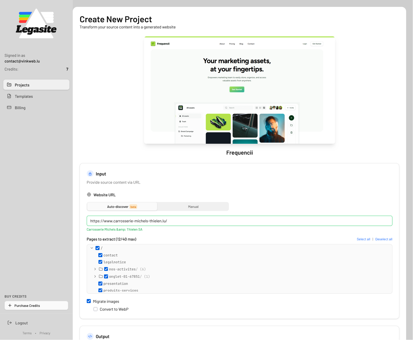 Legasite gallery image