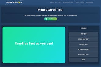 Clicks Per Second gallery image
