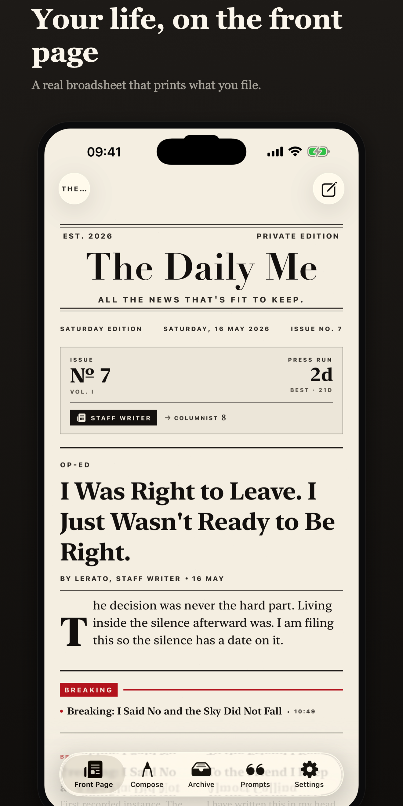 The Daily Me gallery image