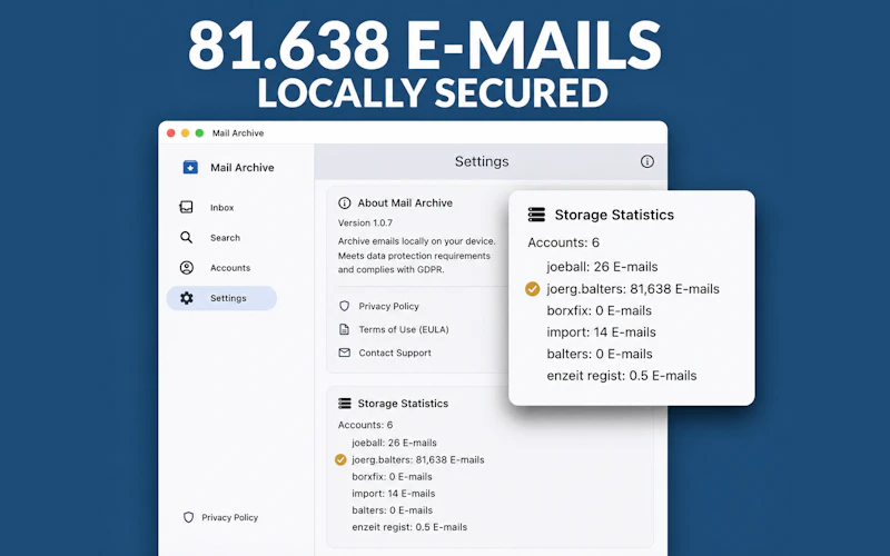 Mail Archive screenshot 3