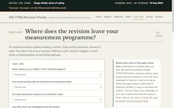 ISO 27004 Revision Checker gallery image
