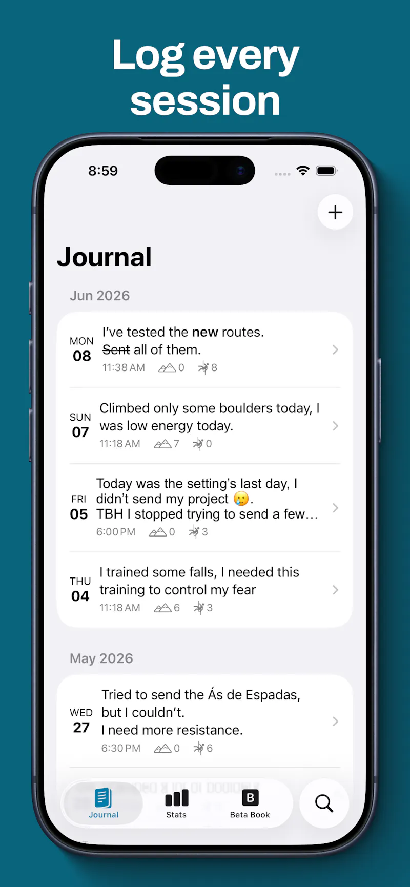 Ascend - Climbing Journal screenshot 4