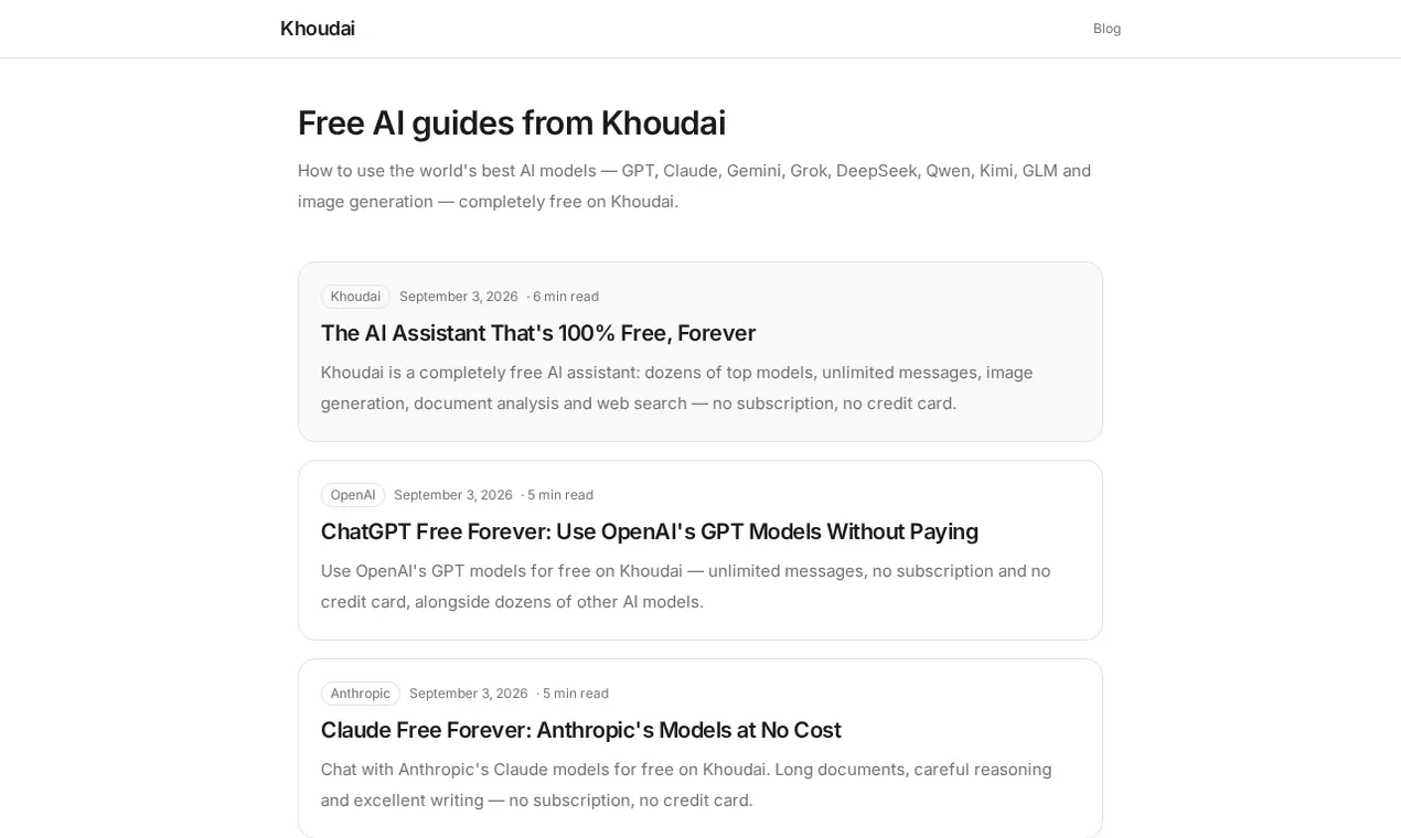 KhoudAI gallery image