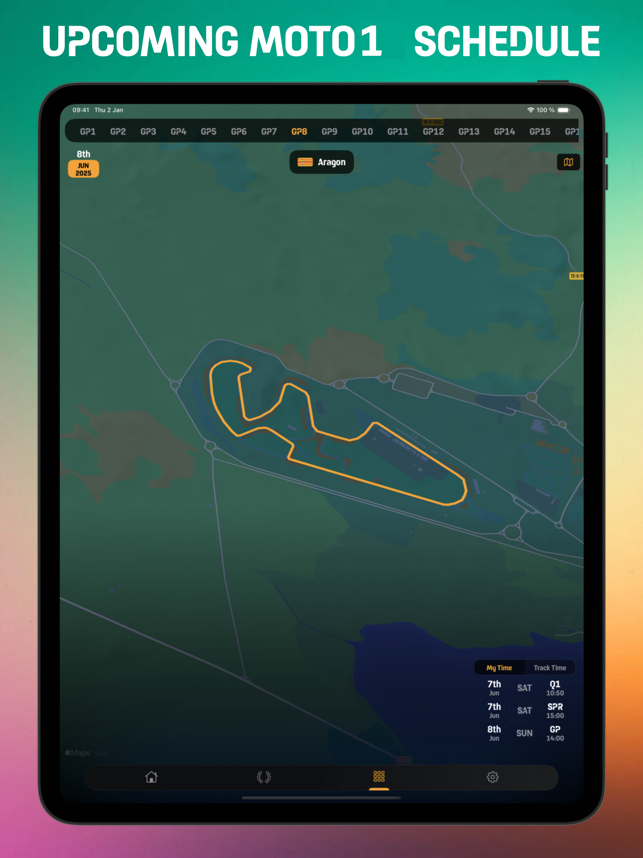 Moto1 - motogp iOS 위젯 미디어 3