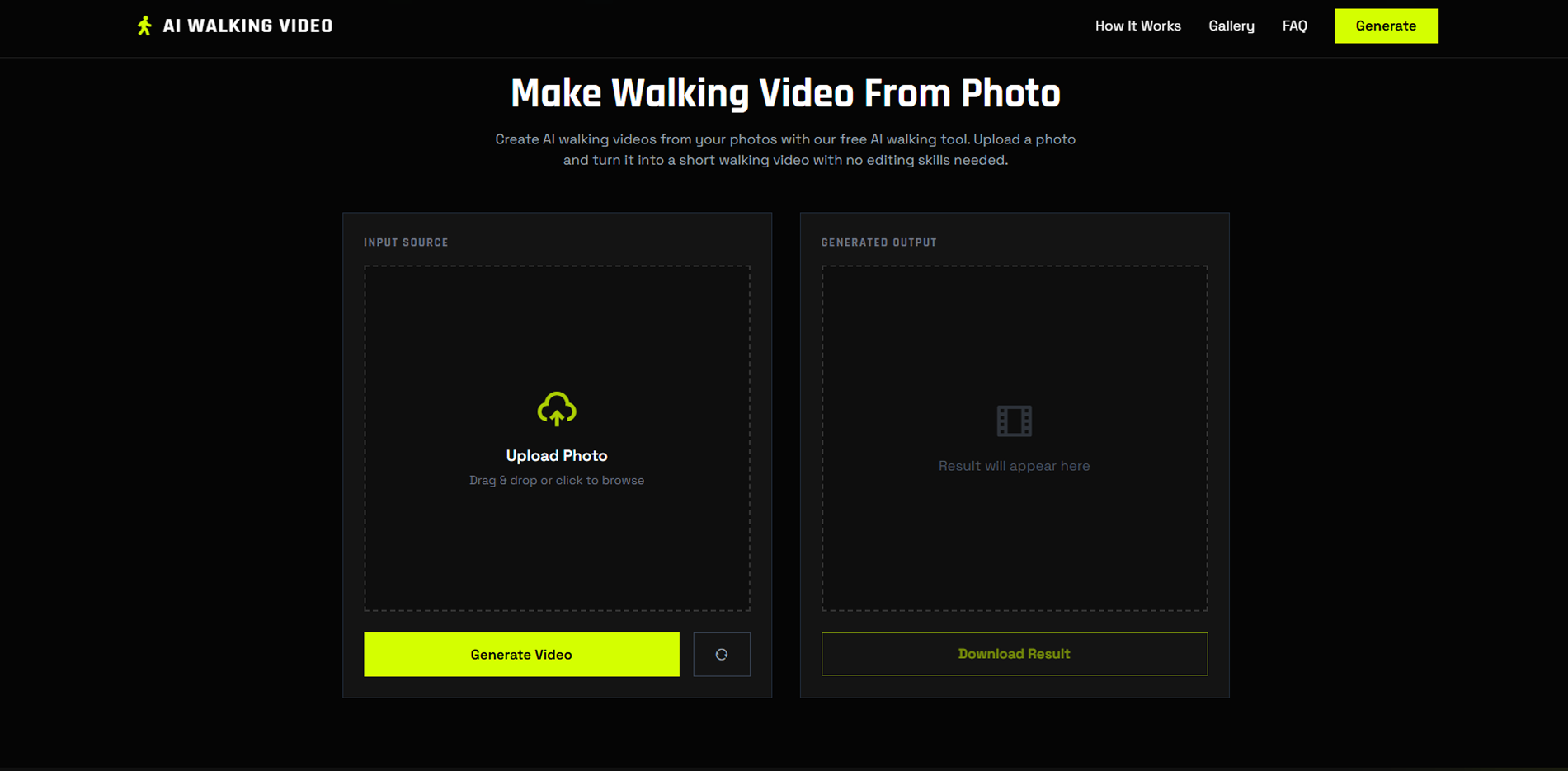 AI Walking Video Generator gallery image