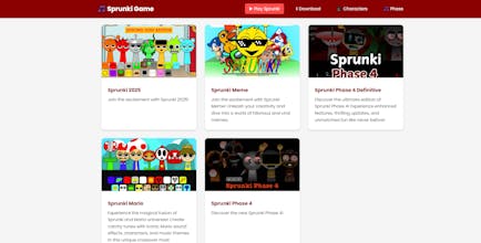 Play Sprunki Game Online gallery image