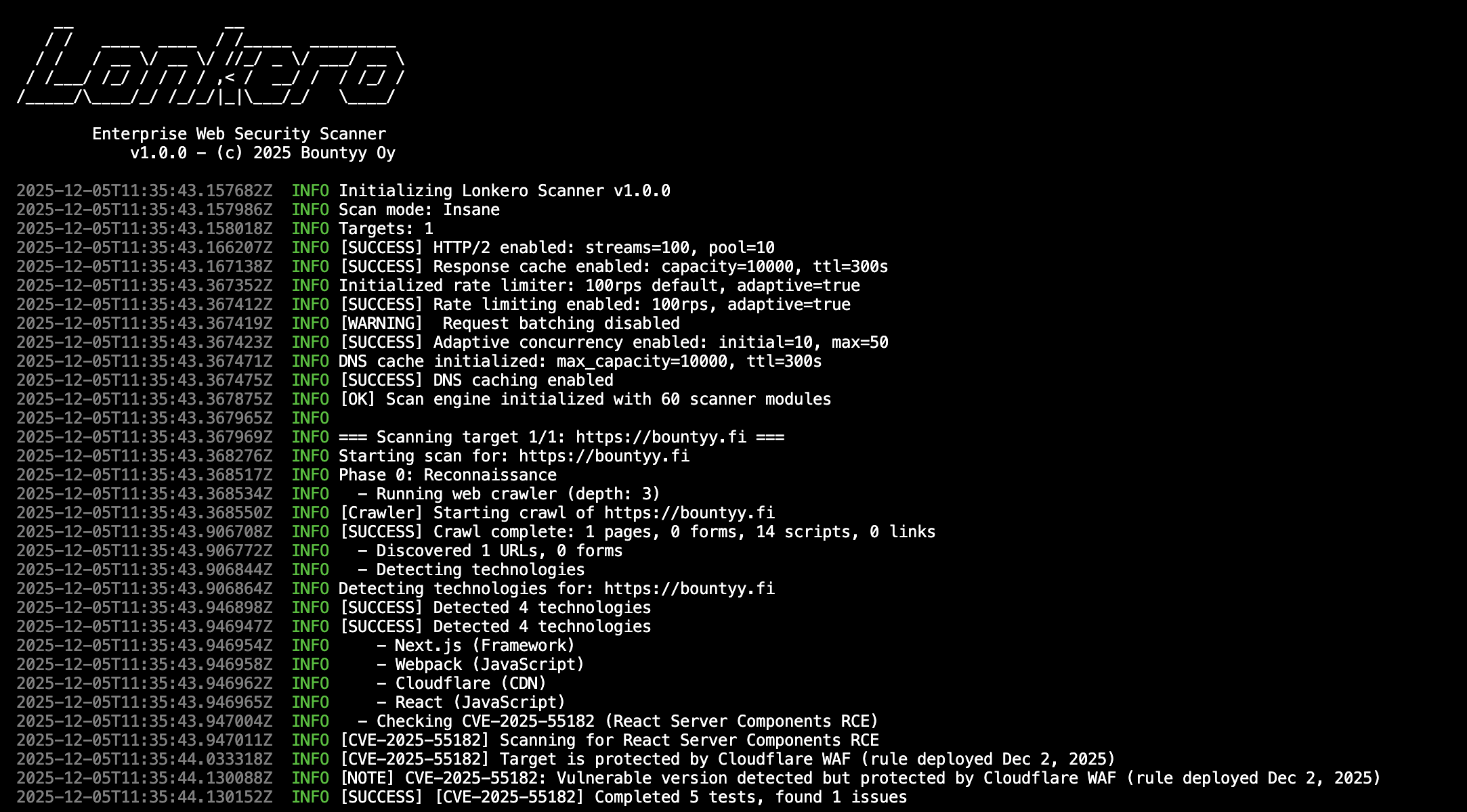 Lonkero - Main product screenshot demonstrating key features and user interface