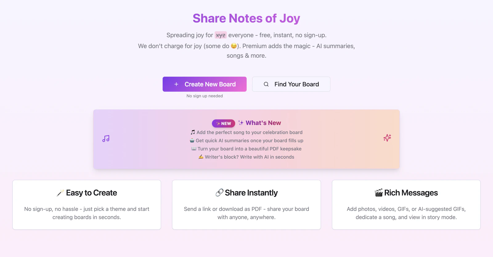 Joynote screenshot 2