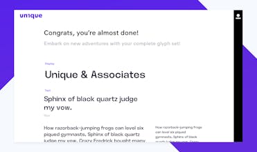 fontsbyUnique gallery image