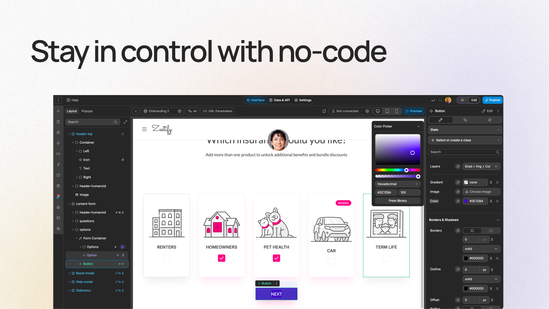 WeWeb.io gallery image