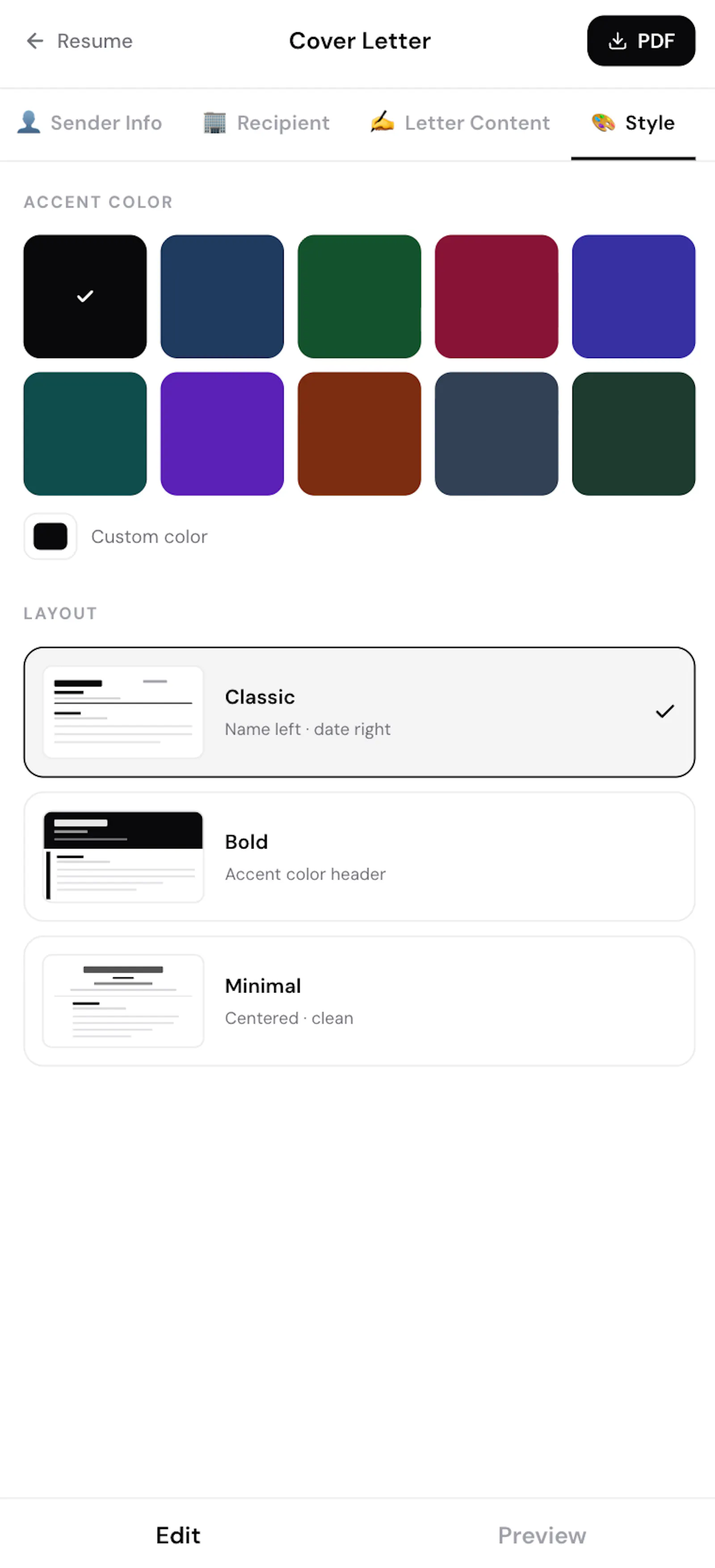 Free Online Resume Builder — iLuvRESUME screenshot 8